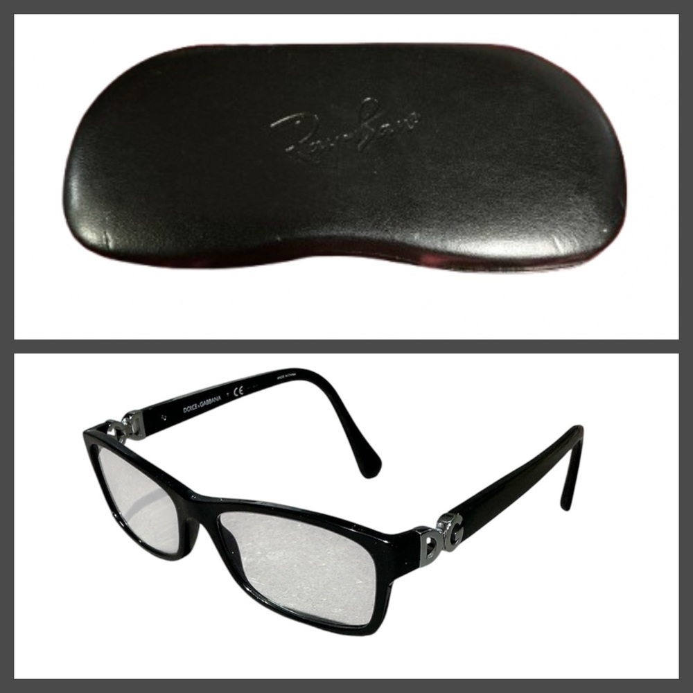Dolce & Gabbana Authentic Black with Silver Eyeglasses Frames DG 3228 501
